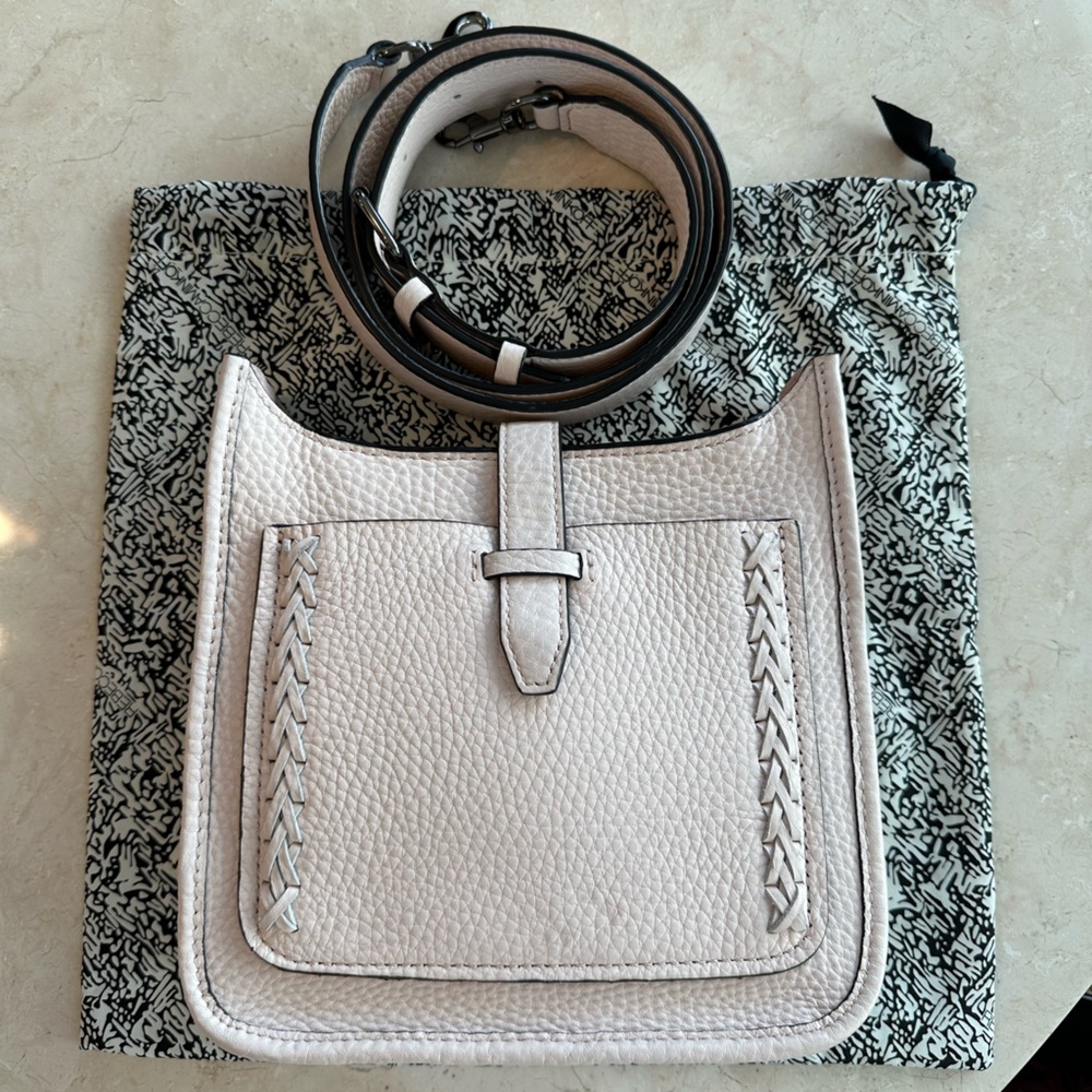 Rebecca Minkoff crossbody. Light pink. Dust bag.